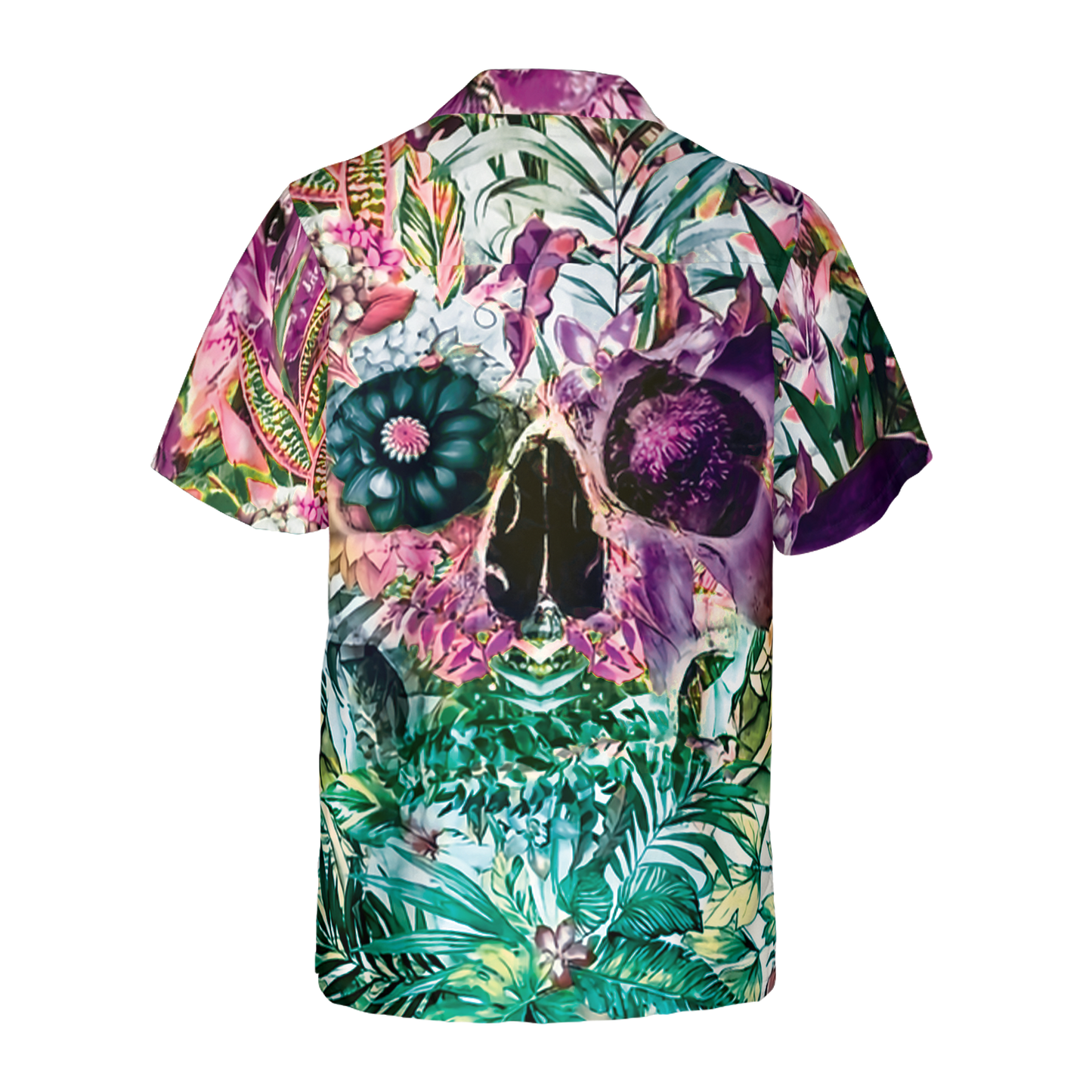 Summer Tropical Skull Pattern Hawaiian Shirt