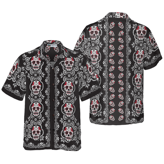 Sugar Skull Hawaiian Shirt