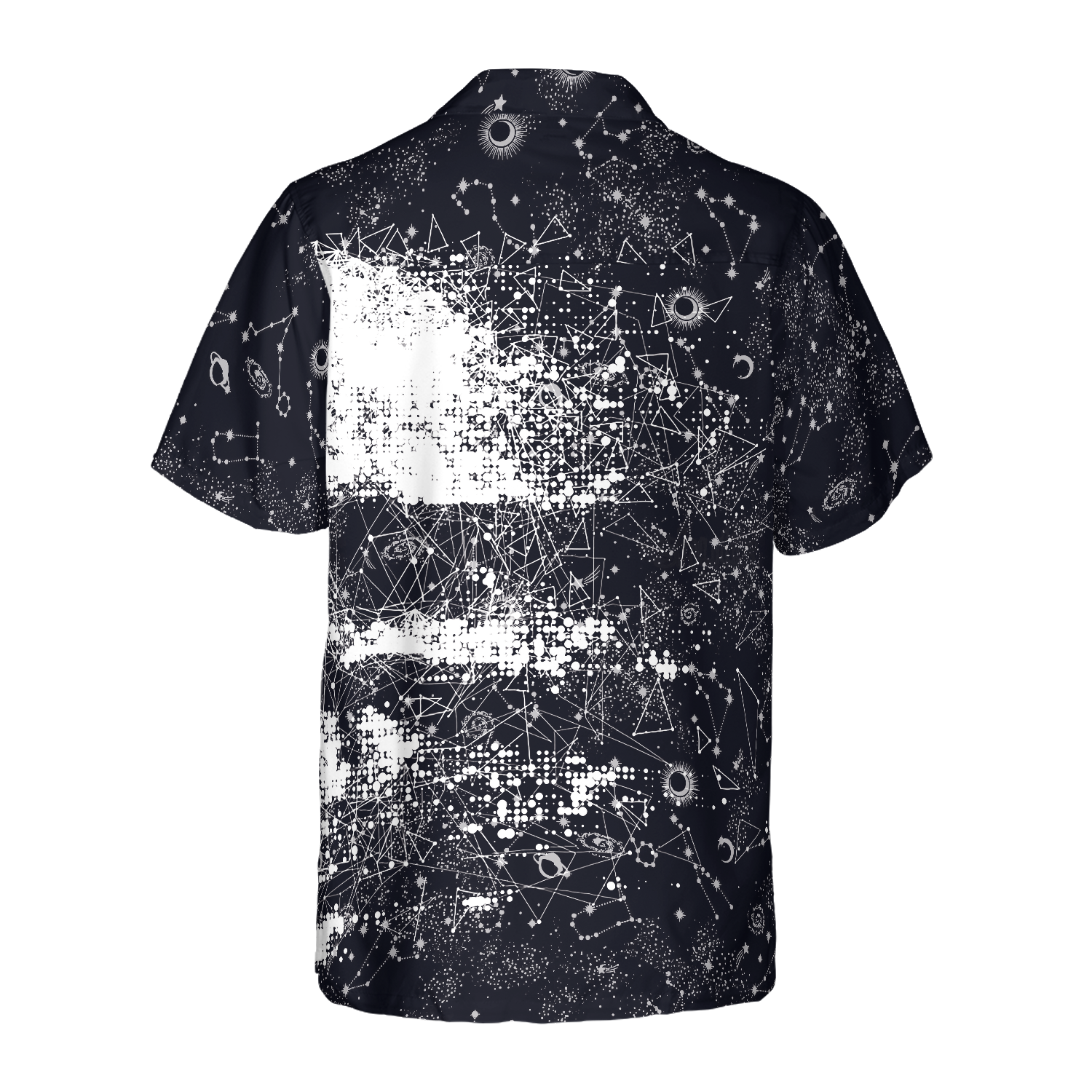 Skull Space Galaxy Constellation Hawaiian Shirt